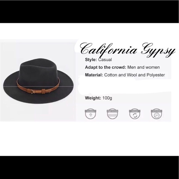 HP🏆 Western Rancher Gypsy Boho Chic Hat - Picture 3 of 6